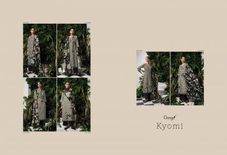 Kyomi By Ganga Printed Designer Salwar Suits Catalog